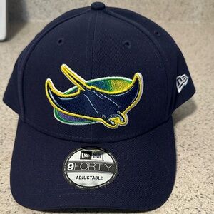 Brand New Tampa Bay Rays Adjustable Velcro Embroidered Hat